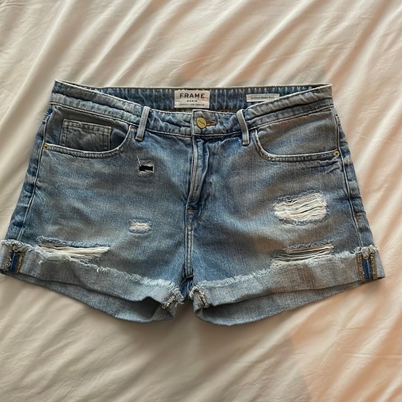 Frame Denim Pants - Frame Denim Le Grand Garçon Short